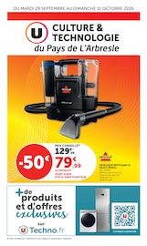 Prospectus Supermarchés Super U en cours à Saint-Fons et alentours, "U CULTURE & TECHNOLOGIE du Pays de L'Arbresle", 18 pages, 29/09/2026 - 11/10/2026 Catalogue Supermarchés Super U en cours à Saint-Fons et alentours, "U CULTURE & TECHNOLOGIE du Pays de L'Arbresle", 18 pages, 29/09/2026 - 11/10/2026