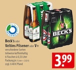 Aktuelle Veltins Angebote bei famila Nordost in Langenhagen Aktuelles Beck's oder Veltins Pilsener oder V+ Angebot bei famila Nordost in Langenhagen ab 3,99 €