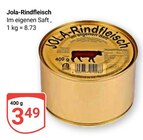 Rindfleisch Angebote von Jola bei GLOBUS Zwickau für 3,49 €