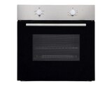 Four statique inox et noir avec plaque et grille - 71 L en promo chez Brico Dépôt Épinay-sur-Seine à 185,00 €