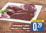 Schweine-Leber Angebote bei E center Regensburg für 0,29 €
