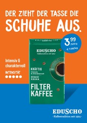 Tchibo im Supermarkt Prospekt der aktuellen Woche, gültig von 27.03.2023 bis 08.04.2023 Aktueller Tchibo im Supermarkt Prospekt "DER ZIEHT DER TASSE DIE SCHUHE AUS." mit 1 Seite