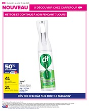 Promos Cif dans le catalogue "LE GOÛT ÇA SE FÊTE !" de Carrefour à la page 62 Promos Cif dans le catalogue "LE GOÛT ÇA SE FÊTE !" de Carrefour à la page 62