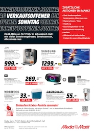 MediaMarkt Saturn Prospekt für Michelfeld: "VERKAUFSOFFENER SONNTAG", 1 Seite, 26.04.2026 - 26.04.2026