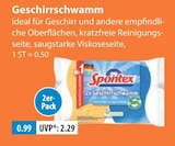 Geschirrschwamm von Spontex für 0,99 € bei V-Markt im Angebot Geschirrschwamm von Spontex im aktuellen V-Markt Prospekt