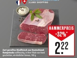 Zart gereiftes Rindfleisch aus Deutschland: Rumpsteaks Angebote bei Marktkauf Lörrach für 2,22 €