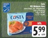 MSC Wildlachs Filets im Angebot bei EDEKA in Suhl MSC Wildlachs Filets Angebote von Costa bei EDEKA Suhl für 5,99 €