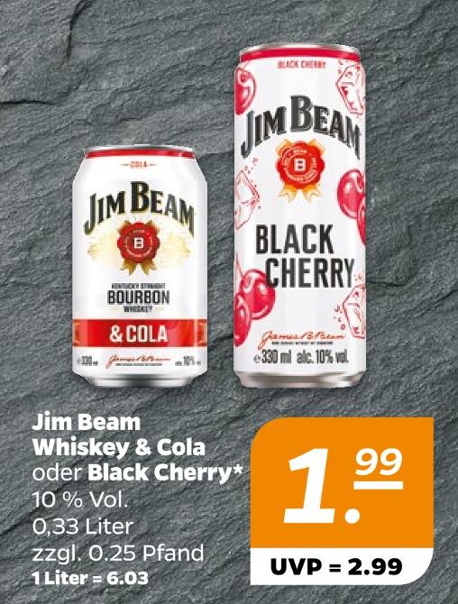 Whiskey & Cola oder Black Cherry