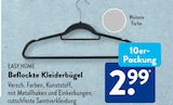 Beflockte Kleiderbügel im Angebot bei ALDI SÜD in Neu-Ulm Beflockte Kleiderbügel Angebote von EASY HOME bei ALDI SÜD Neu-Ulm für 2,99 €