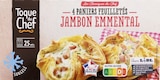 4 paniers feuilletés jambon emmental - TOQUE DU CHEF en promo à 1,63 € chez Lidl 4 paniers feuilletés jambon emmental - TOQUE DU CHEF dans le catalogue Lidl