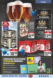 Aktueller EDEKA Prospekt mit Krombacher, "Aktuelle Angebote", Seite 21