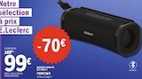 E.Leclerc Coulonges - Promo Enceinte sans fil Ult Field 1 Promo Enceinte sans fil Ult Field 1 à 99,00 € dans le catalogue E.Leclerc à Coulonges