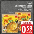 Guten Appetit Suppe Angebote von Maggi bei E center Erftstadt für 0,59 €