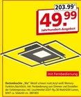 Deckenleuchte "Via" für 49,99 € bei Segmüller im Angebot Deckenleuchte "Via" im aktuellen Segmüller Prospekt