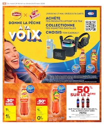 Offre Lipton Ice Tea dans le catalogue Carrefour Market du moment à la page 48