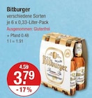 Bitburger von Bitburger für 3,79 € bei V-Markt im Angebot Bitburger von Bitburger im aktuellen V-Markt Prospekt