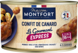 CONFIT DE CANARD MONTFORT - MONTFORT en promo à 14,90 € chez Auchan Hypermarché CONFIT DE CANARD MONTFORT - MONTFORT dans le catalogue Auchan Hypermarché
