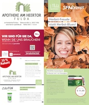 LINDA Premiumapotheke Apotheken Prospekt der aktuellen Woche mit 3 Seiten, gültig von 01.10.2025 bis 31.10.2025, in Künzell und Umgebung Aktueller LINDA Premiumapotheke Apotheken Prospekt in Künzell und Umgebung, "Aktuelle Angebote" mit 3 Seiten, 01.10.2025 - 31.10.2025