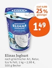 Joghurt im Angebot bei tegut in Bamberg Joghurt Angebote von Elinas bei tegut Bamberg für 1,49 €