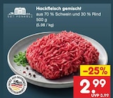 Hackfleisch gemischt von Gut Pönholz für 2,99 € bei Netto Marken-Discount im Angebot Hackfleisch gemischt von Gut Pönholz im aktuellen Netto Marken-Discount Prospekt