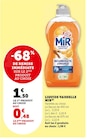Liquide Vaisselle Bicarbonate & Orange - Mir en promo chez Super U Le Chesnay à 1,98 €