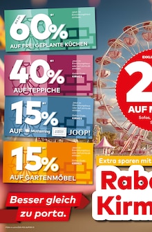 Aktueller porta Möbel Potsdam Prospekt porta Möbel Prospekt Potsdam "Rabatt-Kirmes" mit 16 Seiten