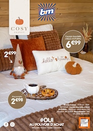 Catalogue Meubles & Décoration de B&M à Bordeaux Prospectus B&M à Bordeaux, "COSY season", 1 page, 26/08/2026 - 08/09/2026