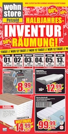 Aktueller wohnstore Petzold Prospekt mit Teppich, "AKTUELLE ANGEBOTE", Seite 1