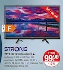 24" LED TV SRT24HE4023 Angebote von Strong bei V-Markt München für 99,90 €