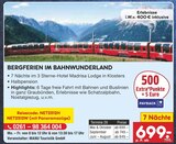 Bergferien im Bahnwunderland im Netto Marken-Discount Prospekt Bergferien im Bahnwunderland von MANU Touristik GmbH im aktuellen Netto Marken-Discount Prospekt für 699,00 €