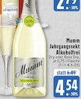 Jahrgangssekt Alkoholfrei Dry oder Rose Dry im Angebot bei EDEKA in Köln Jahrgangssekt Alkoholfrei Dry oder Rose Dry Angebote von Mumm bei EDEKA Köln für 4,54 €