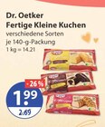 Fertige Kleine Kuchen von Dr. Oetker im aktuellen V-Markt Prospekt für 1,99 €