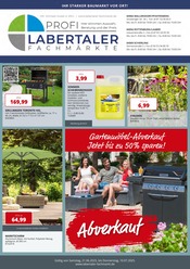 Labertaler Fachmarkt Baumarkt Prospekt der aktuellen Woche mit 8 Seiten, gültig von 21.06.2025 bis 10.07.2025, in Bad Abbach und Umgebung Aktueller Labertaler Fachmarkt Baumarkt Prospekt in Bad Abbach und Umgebung, "Ihr starker Baumarkt vor Ort!" mit 8 Seiten, 21.06.2025 - 10.07.2025