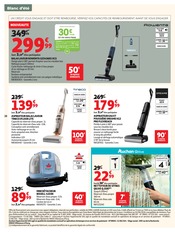 Promos Aspirateur dans le catalogue "COLLECTION BLANC D'ÉTÉ" de Auchan Hypermarché Aspirateur en promo dans le catalogue Auchan Hypermarché à la page 18