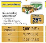 Kräuterlikör Angebote von Kuemmerling bei Metro Wermelskirchen für 12,84 €