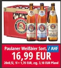 Nuck Getränke - Hefe-Weißbier Naturtrüb Angebot im Prospekt Hefe-Weißbier Naturtrüb bei Nuck Getränke im Prospekt "" für 16,99 €