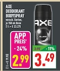 DEODORANT BODYSPRAY im Angebot bei Marktkauf in Marl DEODORANT BODYSPRAY Angebote von AXE bei Marktkauf Marl für 2,99 €
