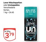 Wäscheparfum Angebote von Lenor bei GLOBUS Bad Homburg für 3,79 €