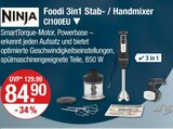 Foodi 3in1 Stab- / Handmixer CI100EU im Angebot bei V-Markt in Augsburg Foodi 3in1 Stab- / Handmixer CI100EU Angebote von Ninja bei V-Markt Augsburg für 84,90 €