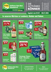 Radler im Raiffeisen Hohe Mark Hamaland eG Prospekt in Borken Aktueller Raiffeisen Hohe Mark Hamaland eG Prospekt mit Radler, "DIE GETRÄNKEKÖNNER", Seite 1