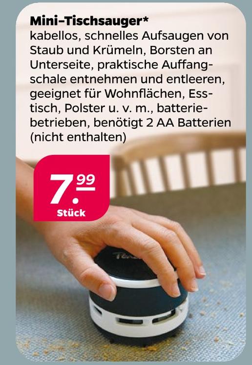 Mini-Tischsauger