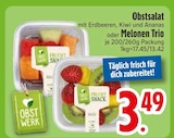 Obstsalat mit Erdbeeren, Kiwi und Ananas Angebote von Obstwerk bei EDEKA Ingolstadt für 3,49 €