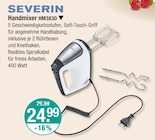 Handmixer HM3830 im V-Markt Prospekt Handmixer HM3830 von SEVERIN im aktuellen V-Markt Prospekt für 24,99 €
