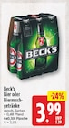 Bier oder Biermischgetränke im Angebot bei nah und gut in Minden Bier oder Biermischgetränke Angebote von Beck's bei nah und gut Minden für 3,99 €