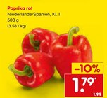 Aktuelles Paprika rot Angebot bei Netto Marken-Discount in Hildesheim ab 1,79 €