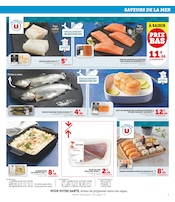 Sushi Angebote im Prospekt "Saveurs DE LA MER À PRIX BAS !" von Super U auf Seite 3