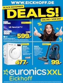 Aktueller EURONICS Arnsberg Prospekt "BLACK NOVEMBER DEALS! ONLINE + VOR ORT" mit 8 Seiten