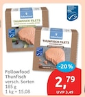 Thunfisch von Followfood für 2,79 € bei budni im Angebot Thunfisch von Followfood im aktuellen budni Prospekt