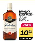 Finest Blended Scotch Whisky Angebote von Ballantine’s bei Netto mit dem Scottie Eberswalde für 10,99 €