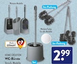WC-Bürste Set im ALDI SÜD Prospekt WC-Bürste Set von Home Creation im aktuellen ALDI SÜD Prospekt für 2,99 €